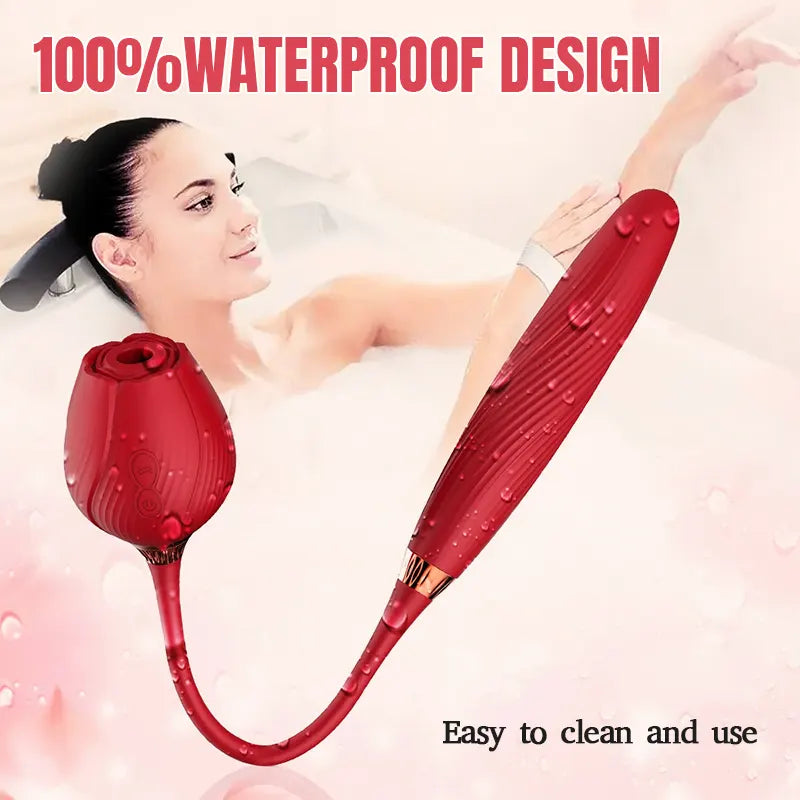 Rose Auto-Thrust Clitoral Stimulator