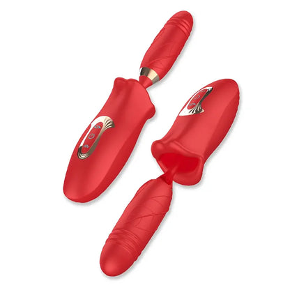 Telescopic G-Spot Vibrator with Sucking Function