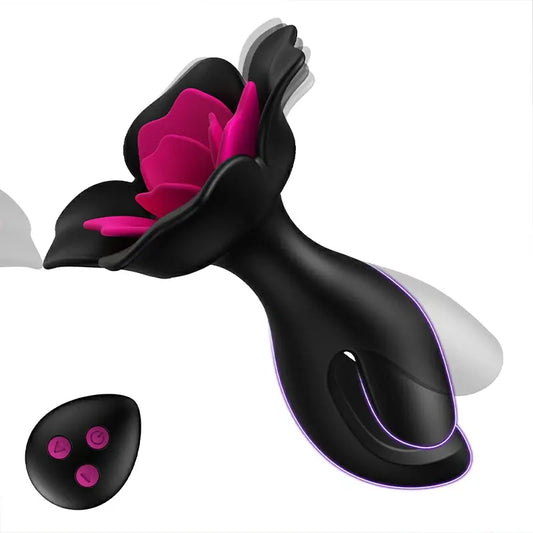Vibrating Anal Plug & Rose G-Spot Vibrator