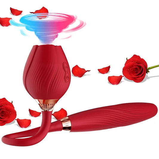 Rose Auto-Thrust Clitoral Stimulator