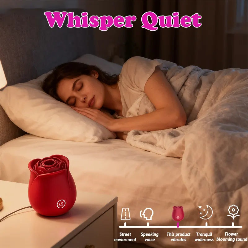 Rose Clitoral Suction Vibrator