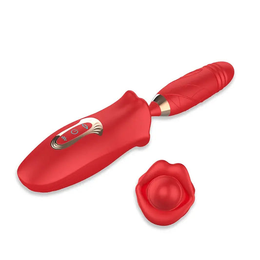 Telescopic G-Spot Vibrator with Sucking Function