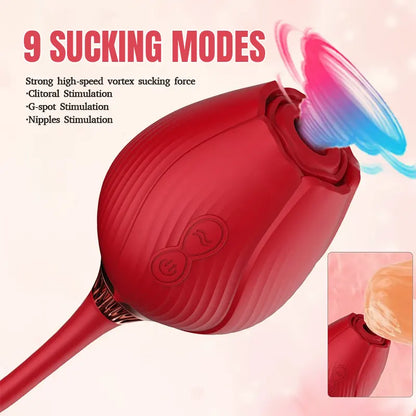 Rose Auto-Thrust Clitoral Stimulator