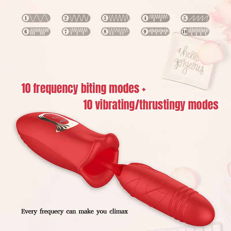 Telescopic G-Spot Vibrator with Sucking Function