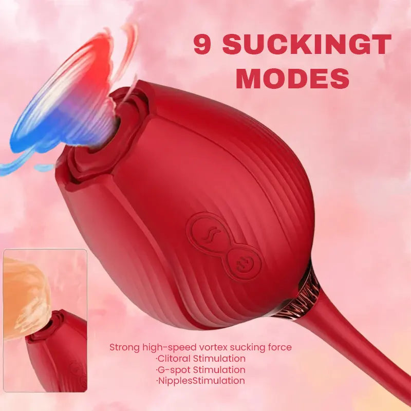Rose Auto-Thrust Clitoral Stimulator