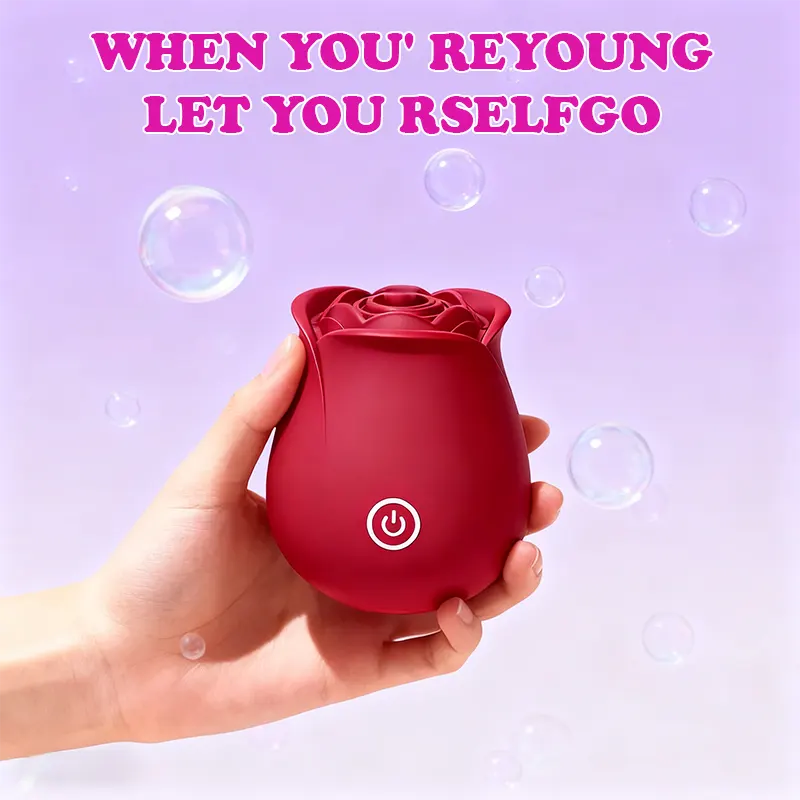 Rose Clitoral Suction Vibrator