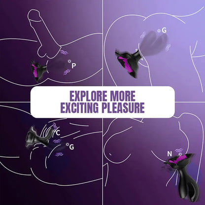 Vibrating Anal Plug & Rose G-Spot Vibrator
