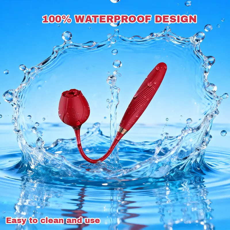 Rose Auto-Thrust Clitoral Stimulator