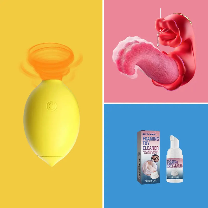 Lemon Kiss Clit Masturbator Toy